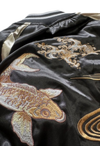 Veste Sukajan souvenir carpe koi brodées (Edition Limitée) (unisexe)