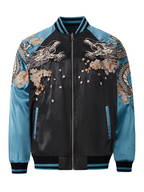 Chaqueta con dragón bordado (unisex) 