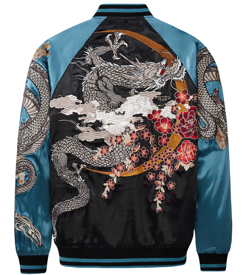 Veste dragon et double dragon brodés (unisexe)