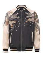Chaqueta con dragón bordado (unisex) 