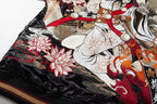 Embroidered fox geisha jacket (reversible) (unisex) 