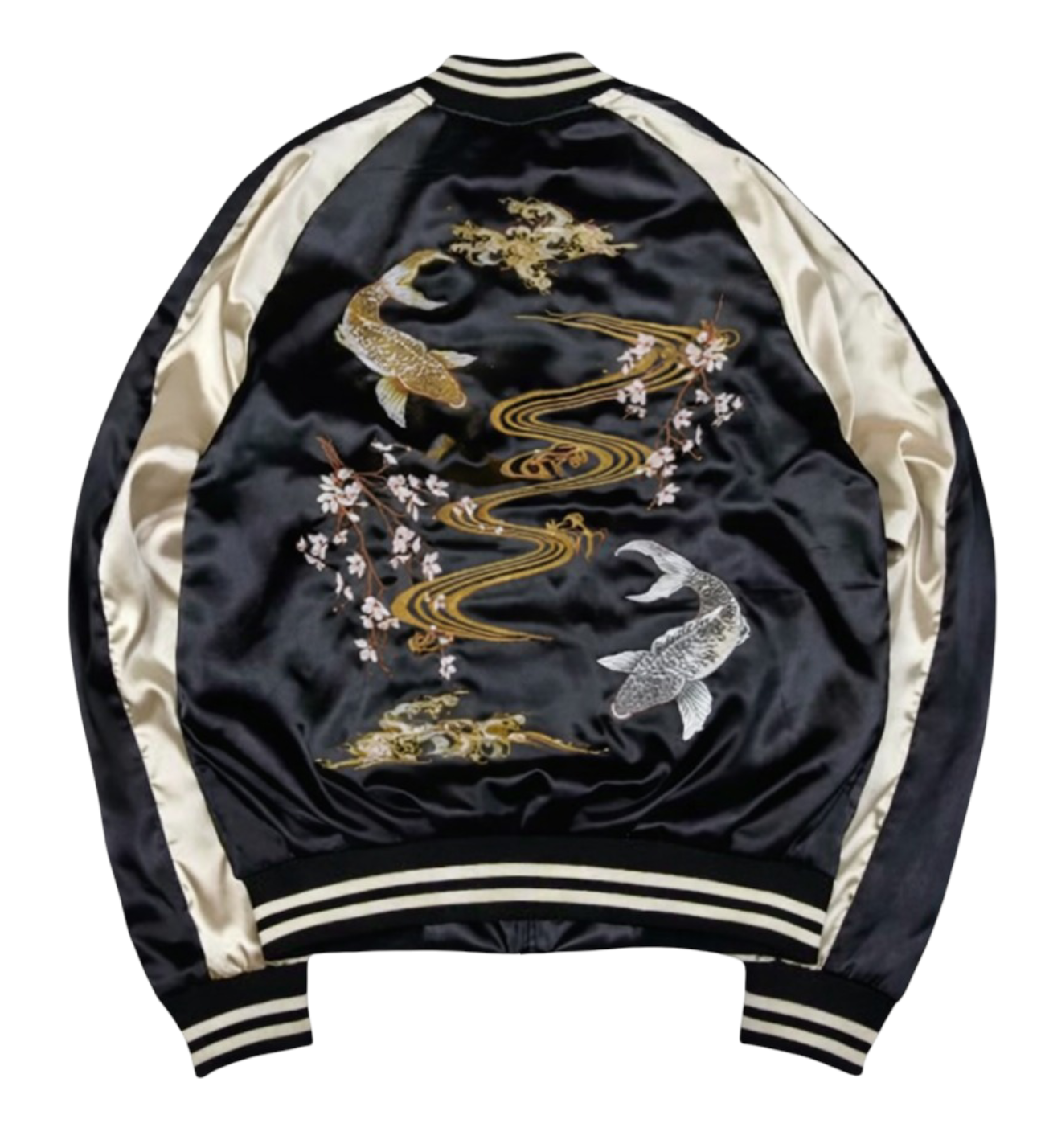Veste Sukajan souvenir carpe koi brodées (Edition Limitée) (unisexe)