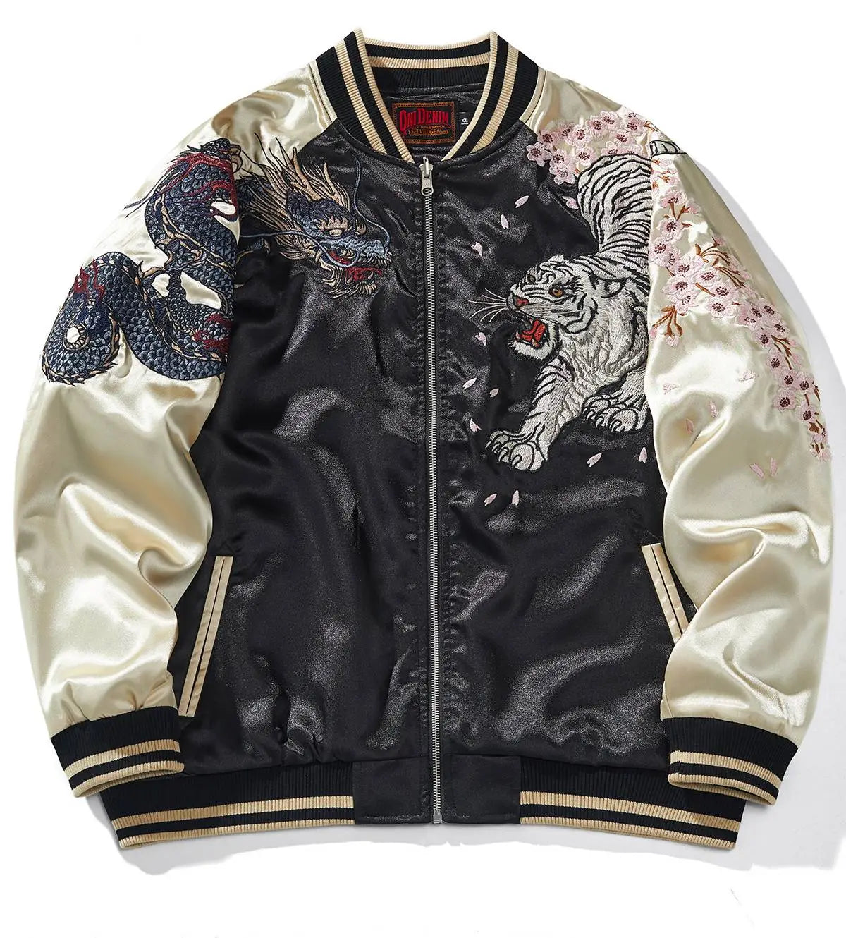 Jacket embroidered with mythical creatures (unisex) 