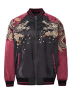 Veste phénix et double dragon brodés (unisexe)