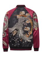 Veste phénix et double dragon brodés (unisexe)