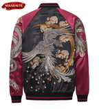 Veste phénix et dragons brodés (unisexe)