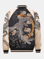 Veste phénix et dragons brodés (unisexe)