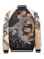 Veste phénix et double dragon brodés (unisexe)