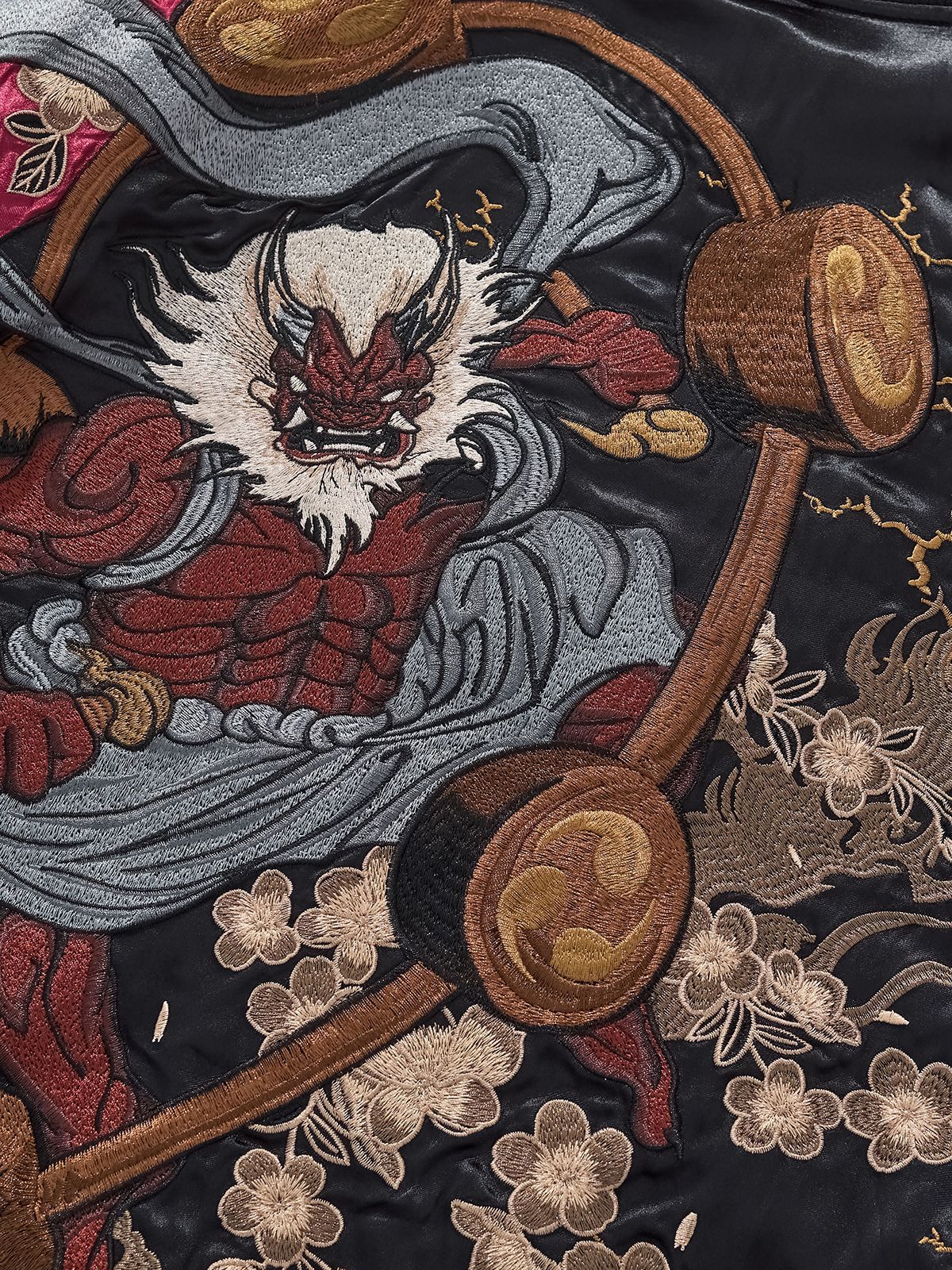 Veste Raijin et Fujin brodés (unisexe)