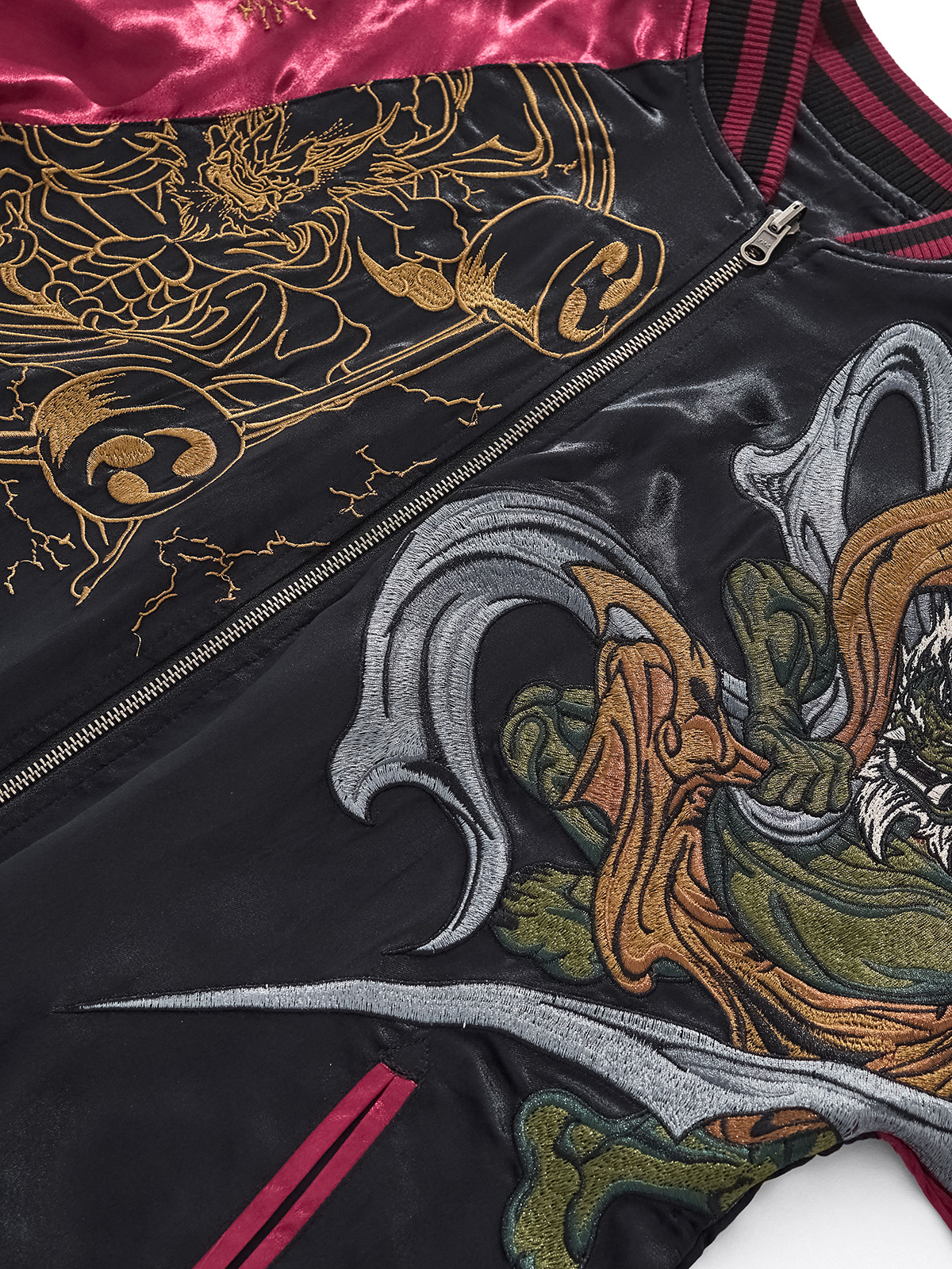 Veste Raijin et Fujin brodés (unisexe)