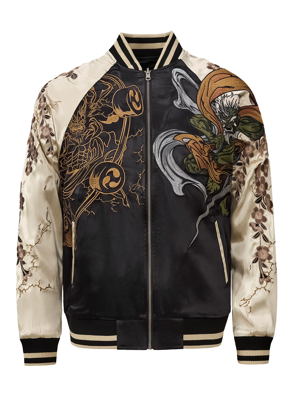 Veste Raijin et Fujin brodés (unisexe)