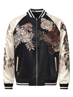 Embroidered tiger and dragon jacket (unisex) 