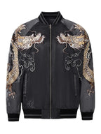 Embroidered tiger and dragon jacket (unisex) 
