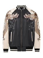 Embroidered tiger and dragon jacket (unisex) 