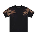 Tee-shirt dragons brodés (unisexe)