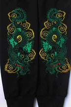Jogging dragons brodés