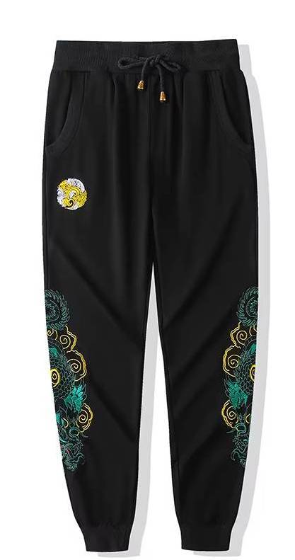 Jogging dragons brodés