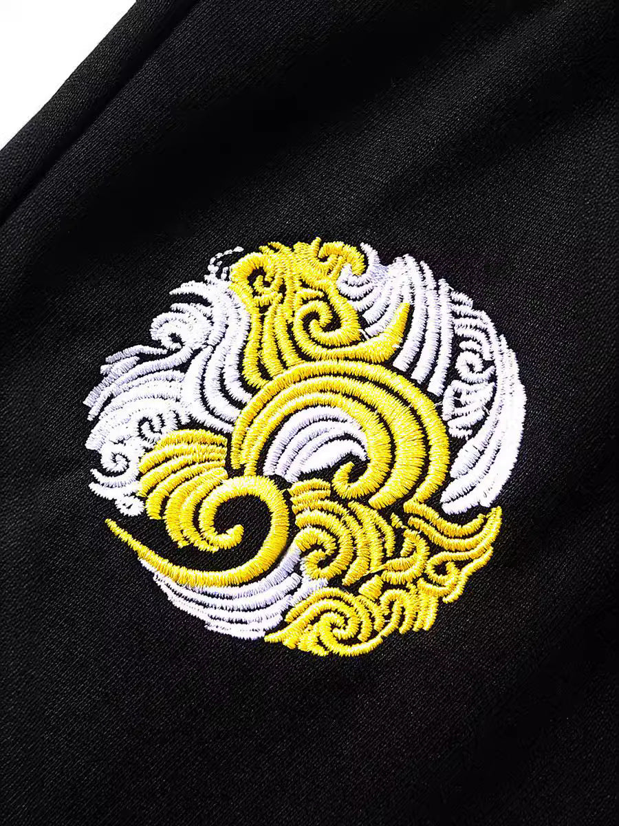 Jogging dragons brodés