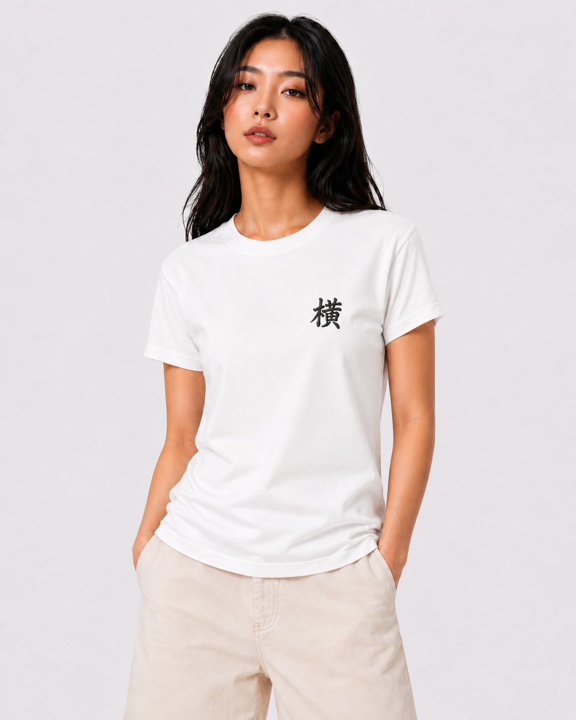 Tee-shirt Geisha imprimé – Yokofuri Atelier