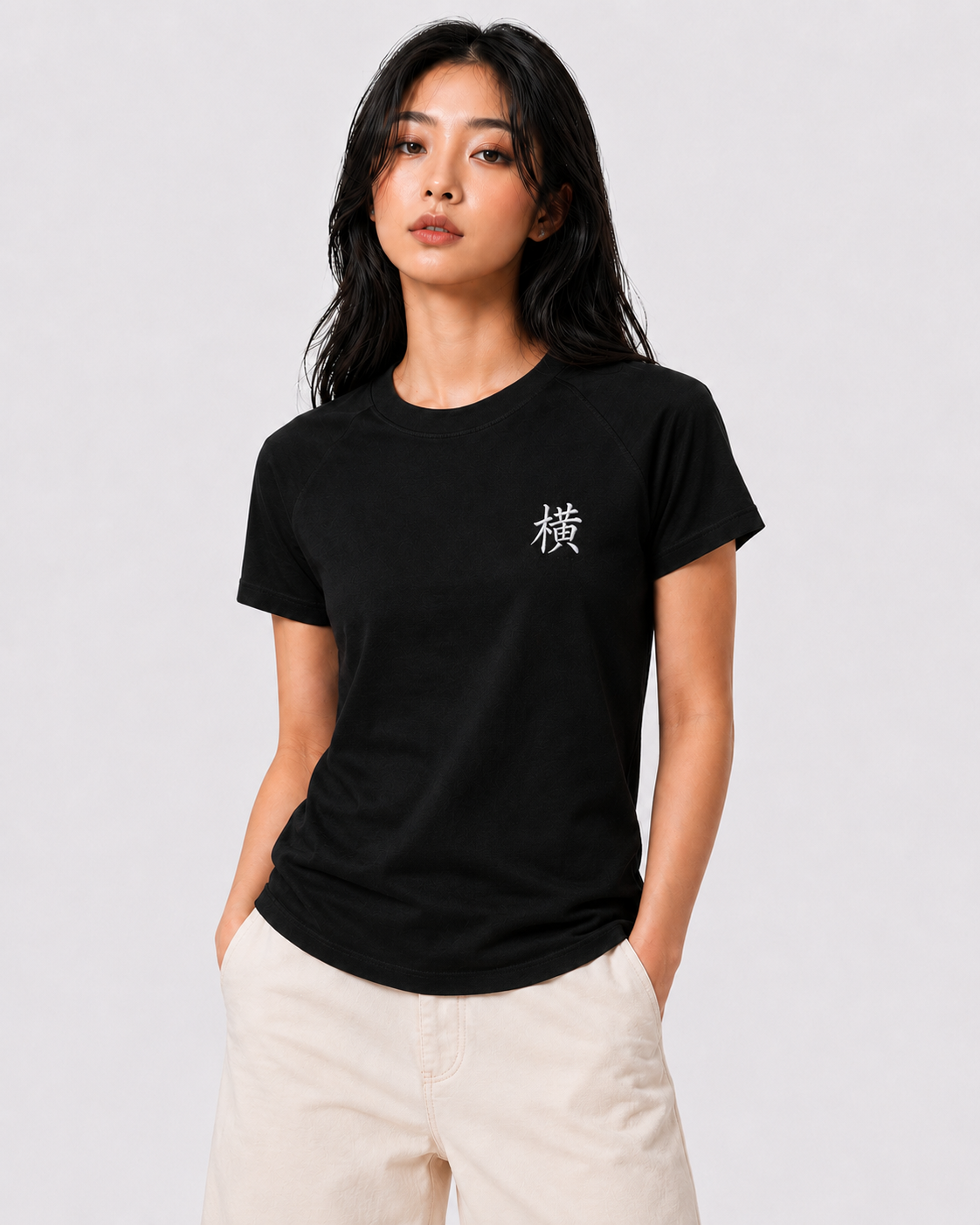 Tee-shirt Geisha imprimé – Yokofuri Atelier